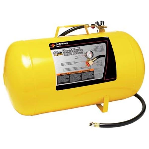 Perform Tool W10005 Portable Air Tank, Yellow PE319923 - main